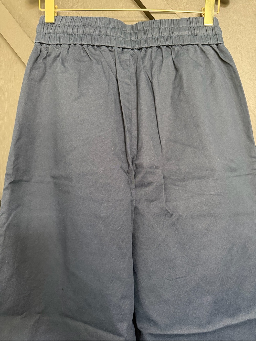 Boden Greenwich Tie Waist Wide Leg Pants in Navy, Size 2 - Picture 9 of 11